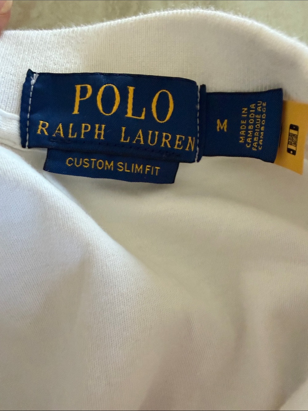 Polo by Ralph Lauren White Embroidered Pony Polo Shirt - Picture 3 of 3